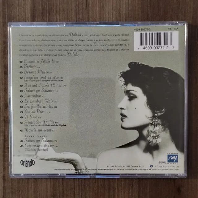 CD Dalida - Comme Si J'étais Là *importado Alemanha - Foto 2