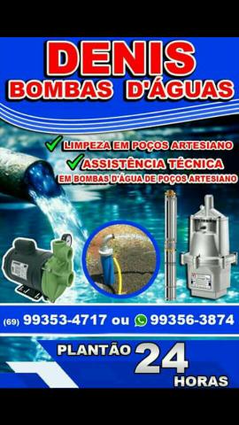 Serviços em bombas poços artesiano