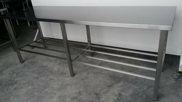 Mesa inox 2,50mt direto de fabrica - somos fabricantes