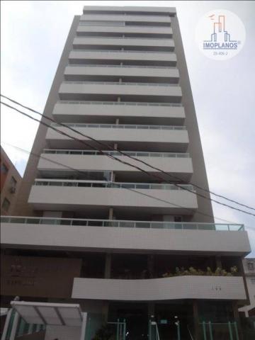 Apartamento com 2 dormitórios à venda, 72 m² por r$ 322.000 - canto do forte - praia grand