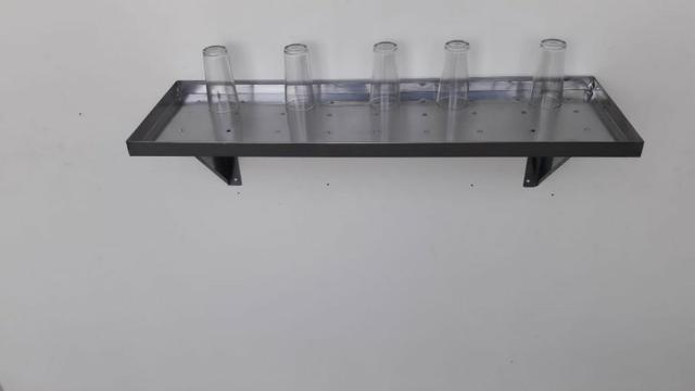 Escorredor de louças em Aço Inox - produto industrial mão francesa - Foto 2