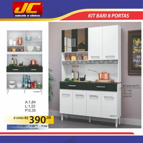 Kit bari 8 portas