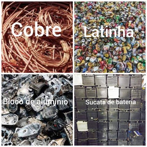 Alumino.cobre.bateria