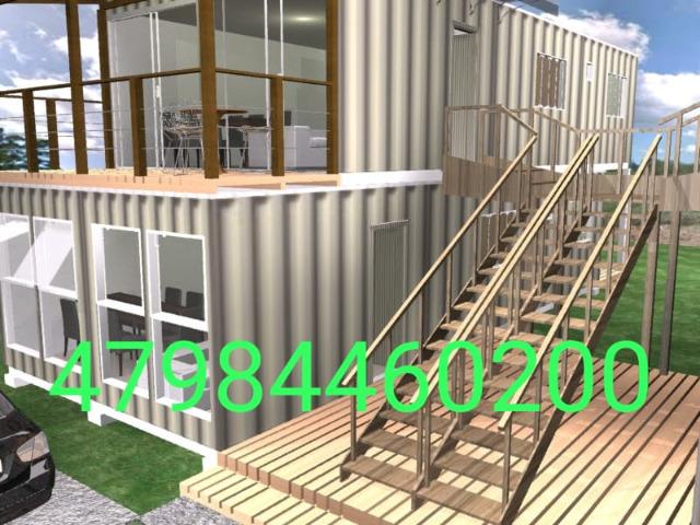 Casa container 120m2 com 3 quartos em Bauru