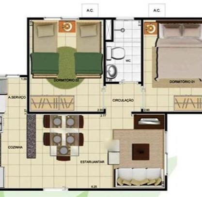Villa Jardim Lirio Torquato (antes da barreira) 41m² 2 Qtos - R$ 133.700,00 - Foto 10