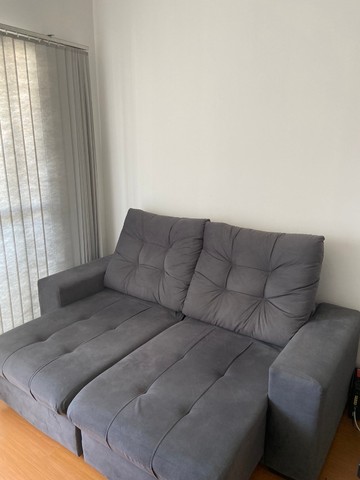 Sofá 3 Lugares Retrátil e Reclinável Biarritz Suede Grafite 5 meses de uso  - Móveis - Centro, Campinas 1123250075 | OLX