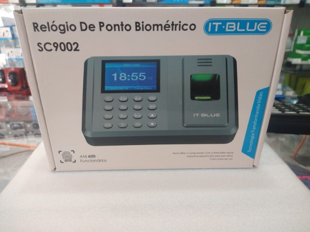 Relógio de ponto biométrico com digital   - Foto 3