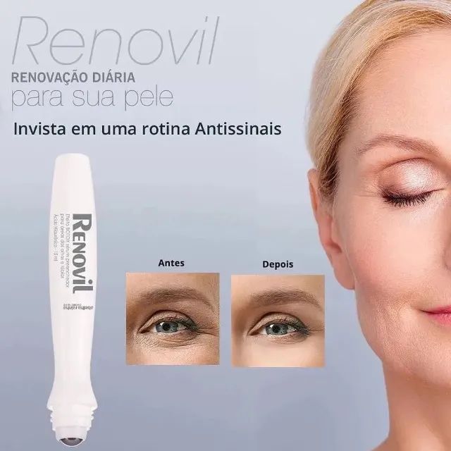 Sérum Preenchedor Efeito Botox Para Olhos e Lábios Renovil Abelha Rainha 15ml