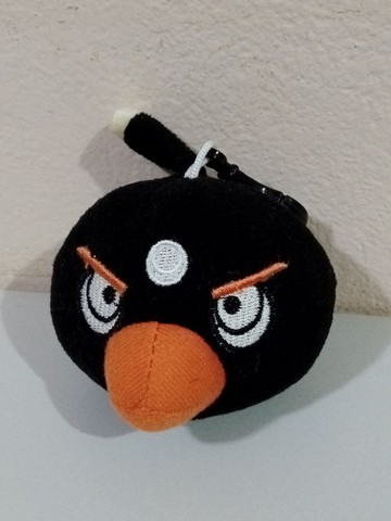 Pelúcia Angrybirds chaveiro original  - Foto 3