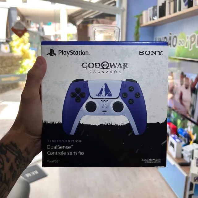 Controle sem Fio Dualsense God of War Limited Edition playstation