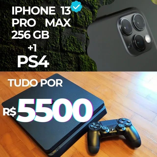 iPhone 13 Pro Max 256g e PlayStation 4 - Celulares e telefonia - Real Park  Tietê Jundiapeba, Mogi das Cruzes 1249166935
