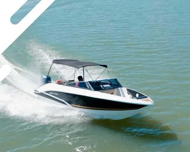 Lancha Ventura 180 Comfort Completa - Motor 90 Hp - N E Nx/fs/solara/