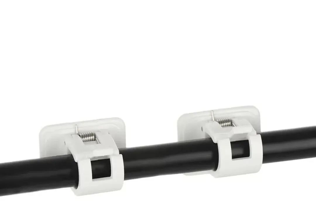 5 pares de ganchos auto adesivos branco, para cortinas 