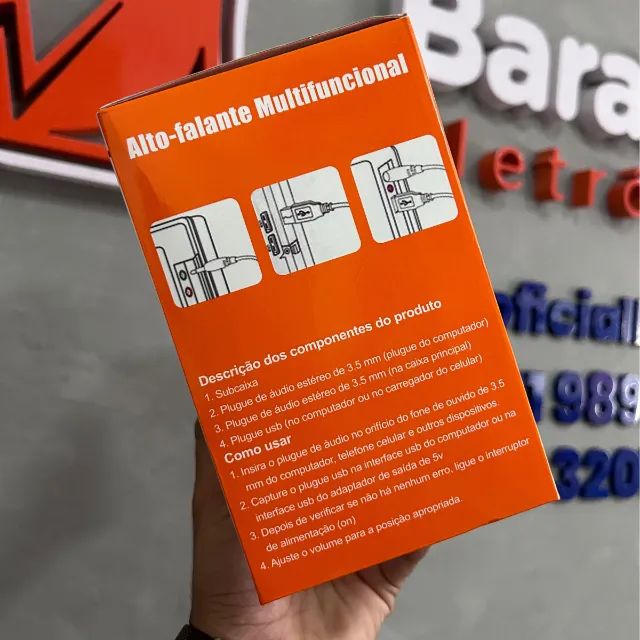 Caixa de Som Para Computador Notebook Lehmox Ley-1914 Áudio Potente e Design Moderno - Foto 6