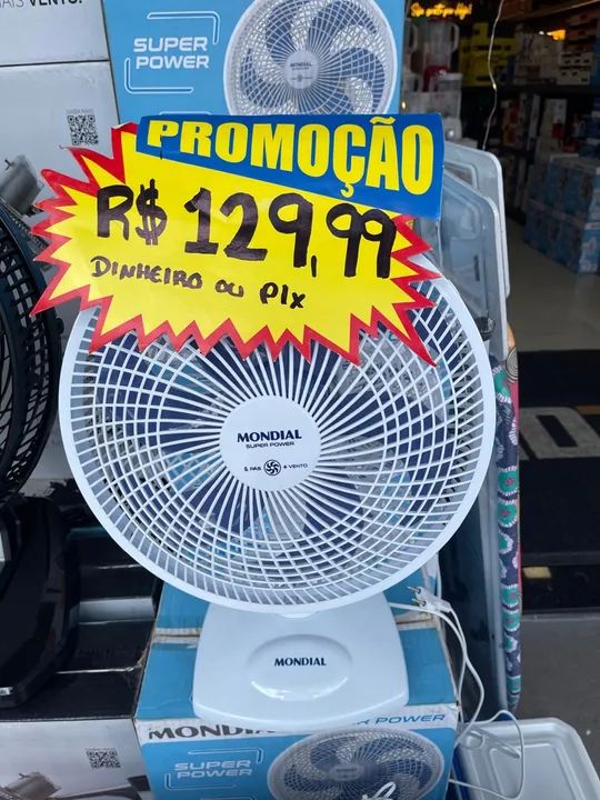 Ventilador mondial 30cm de mesa na promoção ?