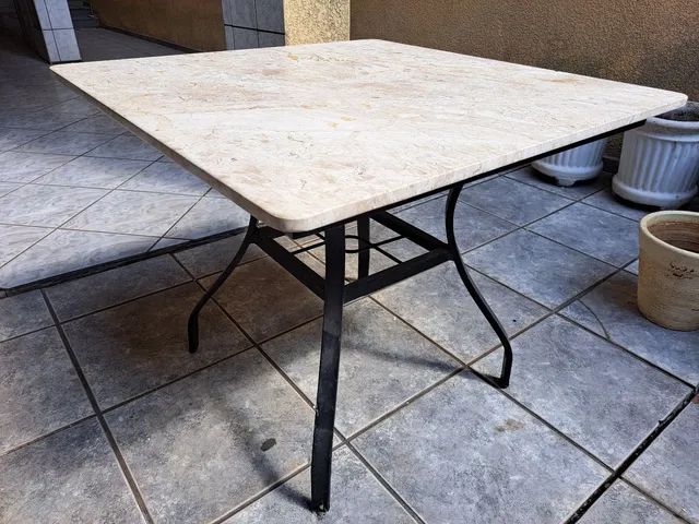 Mesa Granito com pés de ferro - Foto 2
