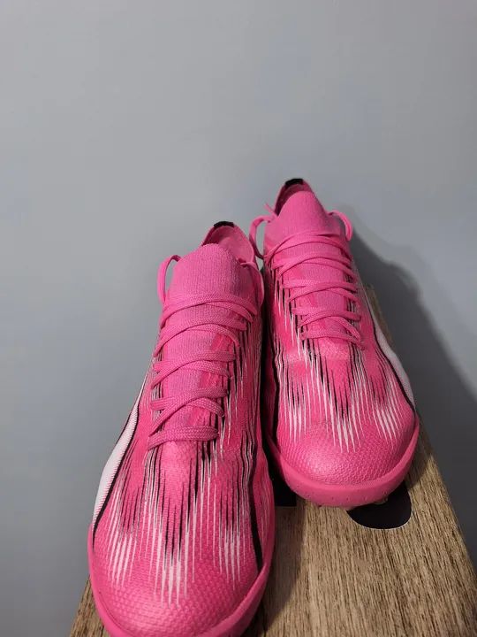 Chuteira Society Puma Ultra Match TT Rosa 39 - Foto 3