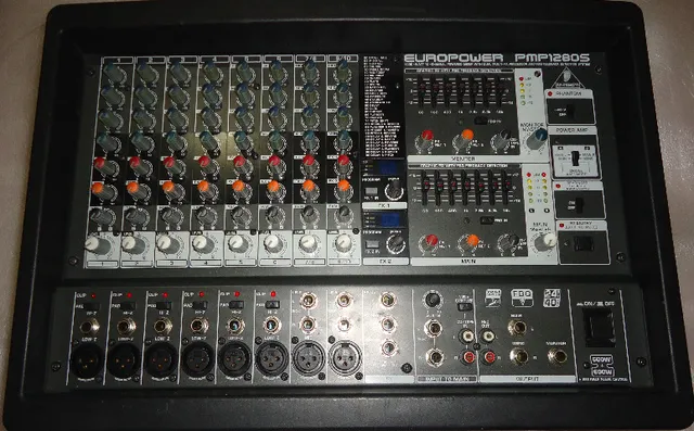 Cabeçote Behringer Pmp1280s . Obs: Potencia Parada !!!!