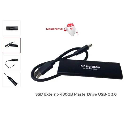 SSD Externo MasterDrive 480GB - Portátil USB 3.0 - Foto 4