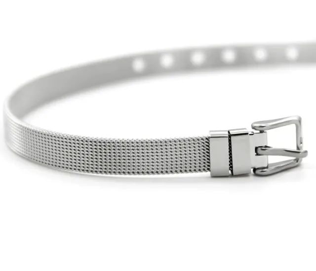Pulseira bracelete reflexions em malha de aço  - Foto 3