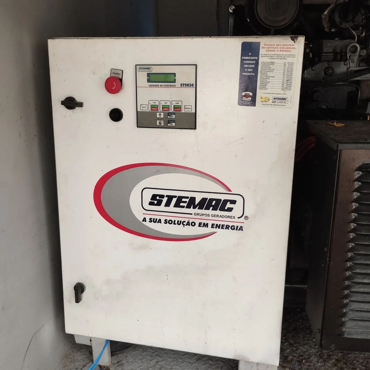 Gerador stemac 115 Kva turbo interculado