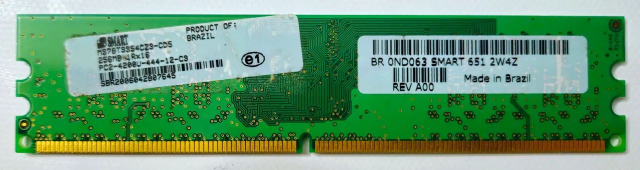 Memória RAM SMART 256MB PC2 - Foto 2