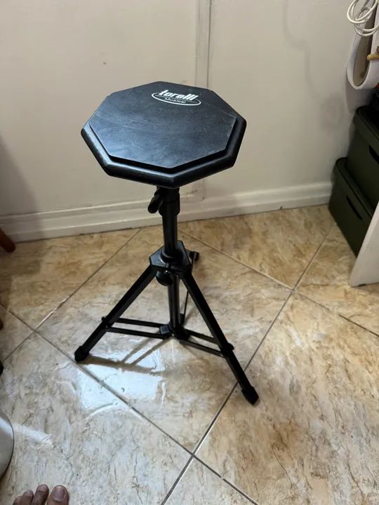 Pad de Treino para Bateria + 2 pares de Baqueta