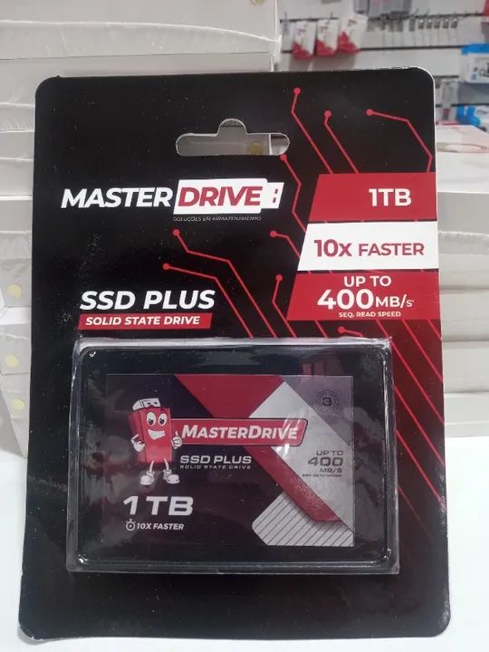 Ssd Disco Solido Master Drive 1tb 10x Mais Rápido Cor Preto - Foto 2