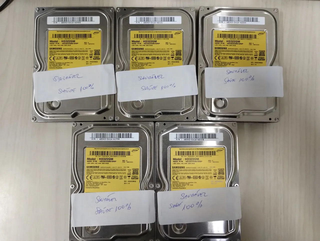 HD 322GM Samsung  - 5 unidades