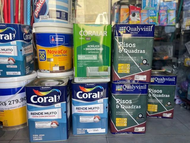 Tintas de parede e piso várias marcas- ENTREGAMOS  - Foto 4