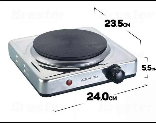 Fogão elétrico agratto Cooktop uma boca 110 volts Fogões e Fornos