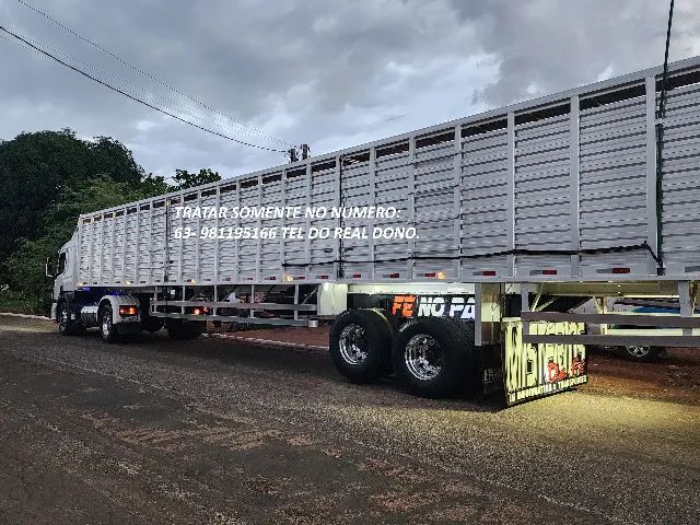 SCANIA BOIADEIRO P340 2011 E CARRETA 2023 100% ALUMINIO - Foto 7