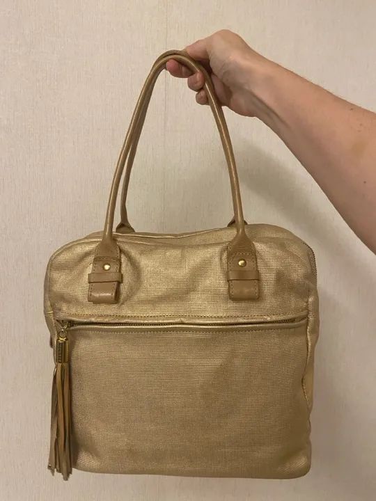 Bolsa da Arezzo Dourada - Foto 2