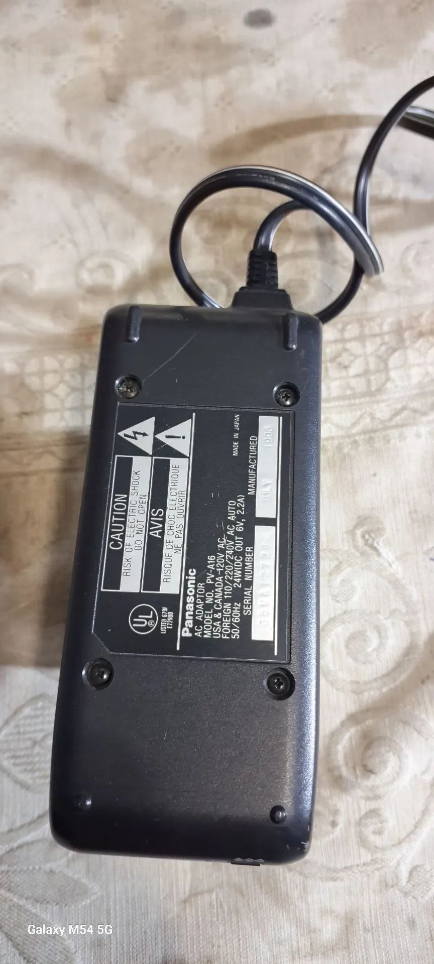 Fonte de Alimentação Original Panasonic PV-A16 para Console 