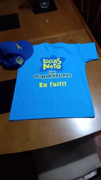 Kit Camiseta Luccas Neto + boné - Foto 2