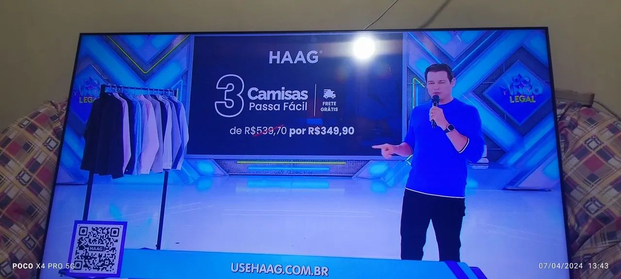 SMART TV SAMSUNG 65 POLEGADAS , TELA ESTENDIDA ULTRA HD. - Foto 3