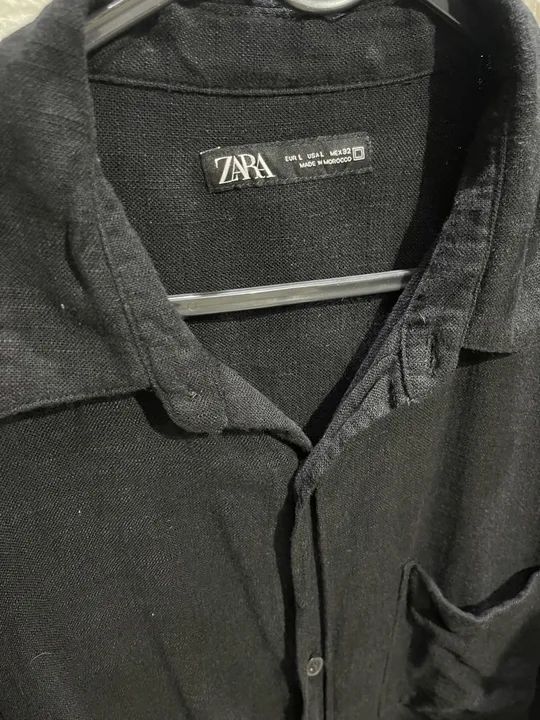 Camisa viscolinho Zara  - Foto 3