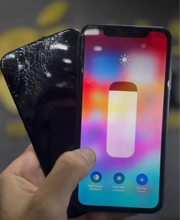 Celular Tela Tampa Traseira Bateia aumento Saúde Face ID  Assistencia - Foto 4