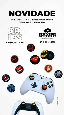 Grips Playstation  pantera negra  par