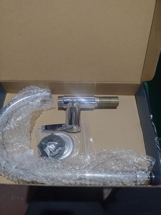 Torneira para Cozinha com Bica Alta Cromada - Nova