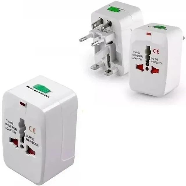 Adaptador Tomada Bivolt Universal UK Padrão Internacional Para Viagem - Foto 2