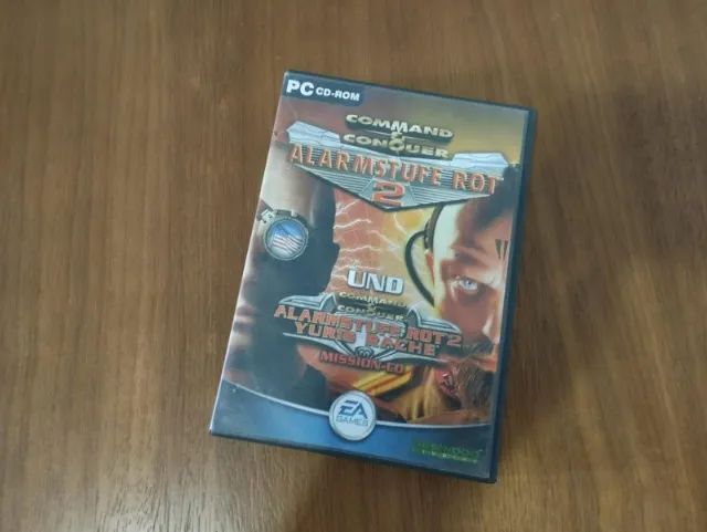 CD-ROM Command & Conquer: Red Alert 2 (Jogo + Expansão) (Versão Alemã)
