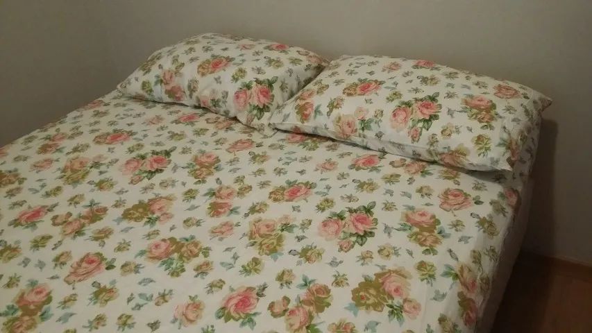 Jogo de cama de casal 150 fios - novo - Foto 3