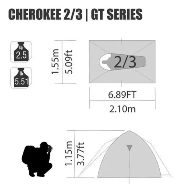 Barracas de Camping - 3 Pessoas - Foto 6