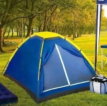 Barracas Camping 2Pessoas 3Pessoas 4Pessoas Sacola De Transp Viagem Acampamento Trilha Mor - Foto 4