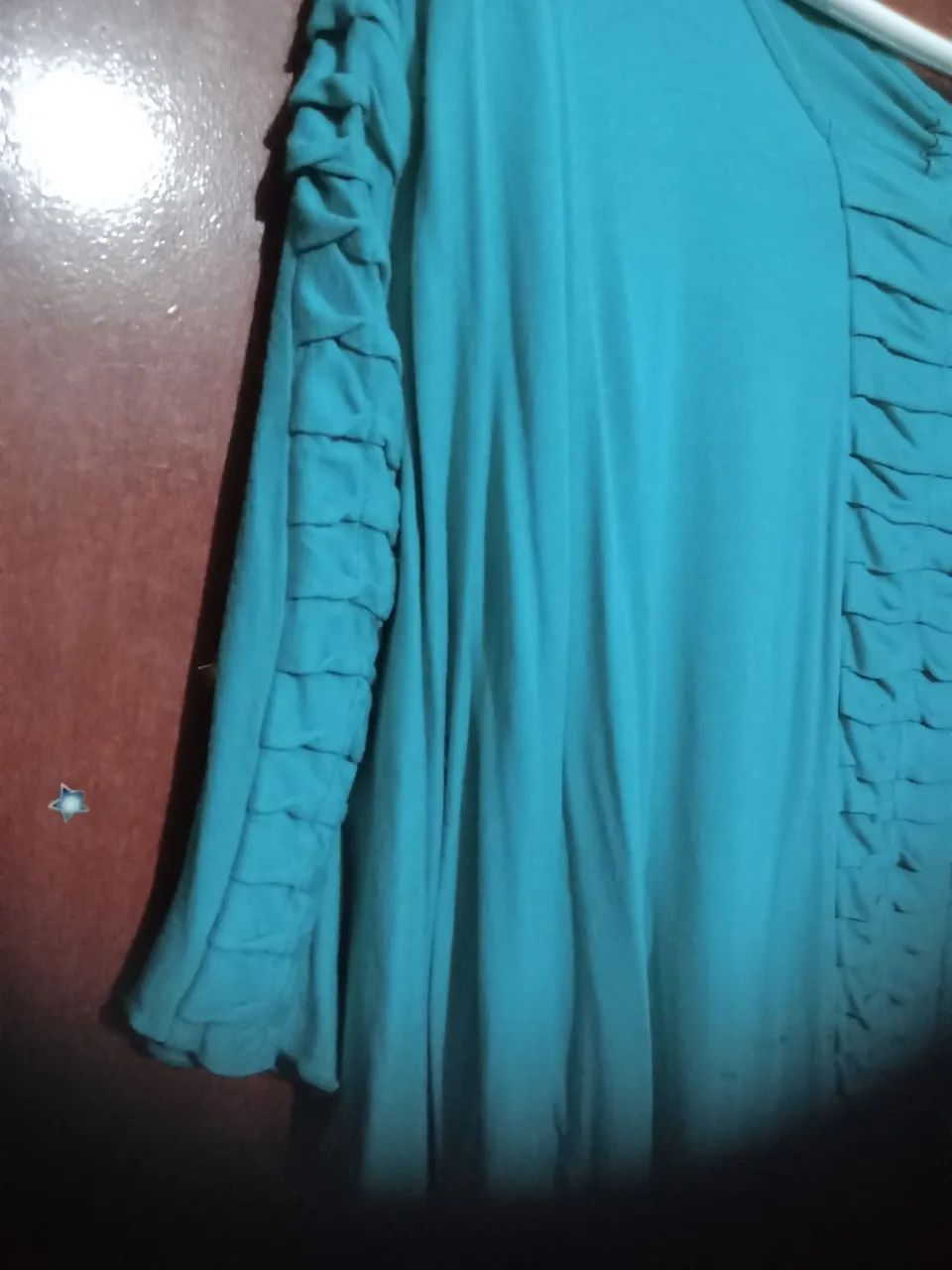 Blusa feminina verde com Detalhes - Foto 2