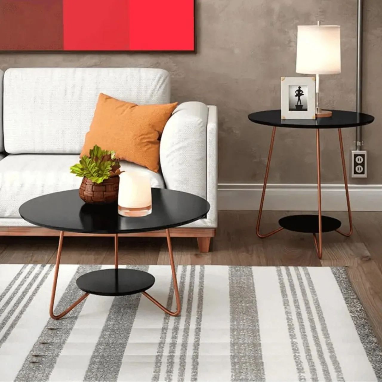 JOGO DE MESA DE SALA LIZ - EJ MÓVEIS 