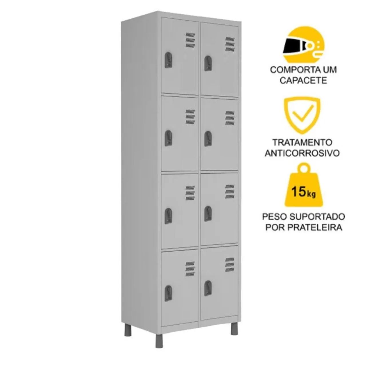 Armário para funcionários 8 portas novo  - Foto 4
