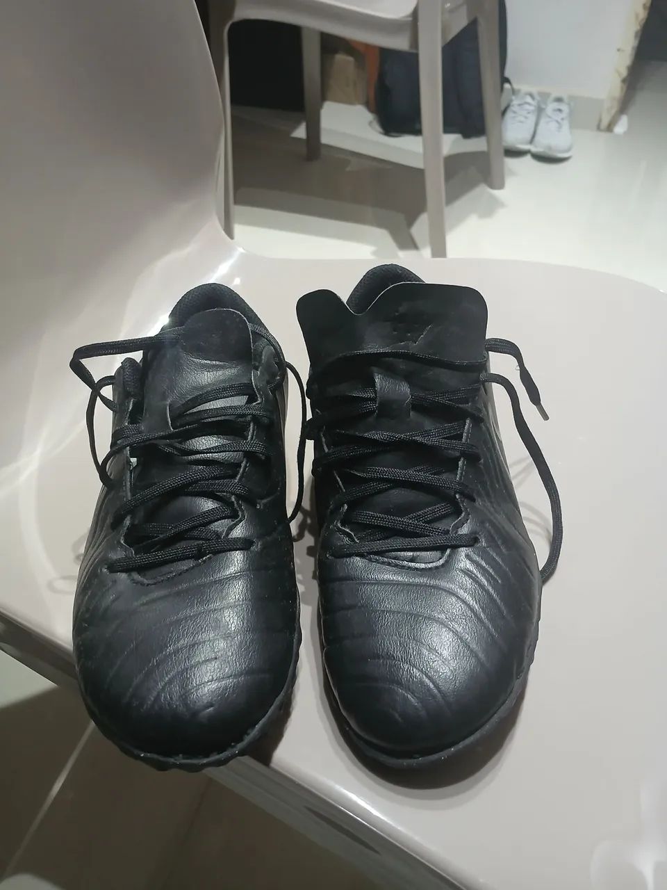 Vendo chuteira society Nike Tiempo Original, preta número 38 em ótimo estado! - Foto 2