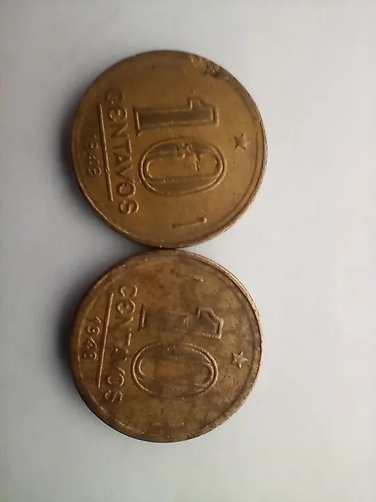 6 moedas de 10 centavos - Foto 3